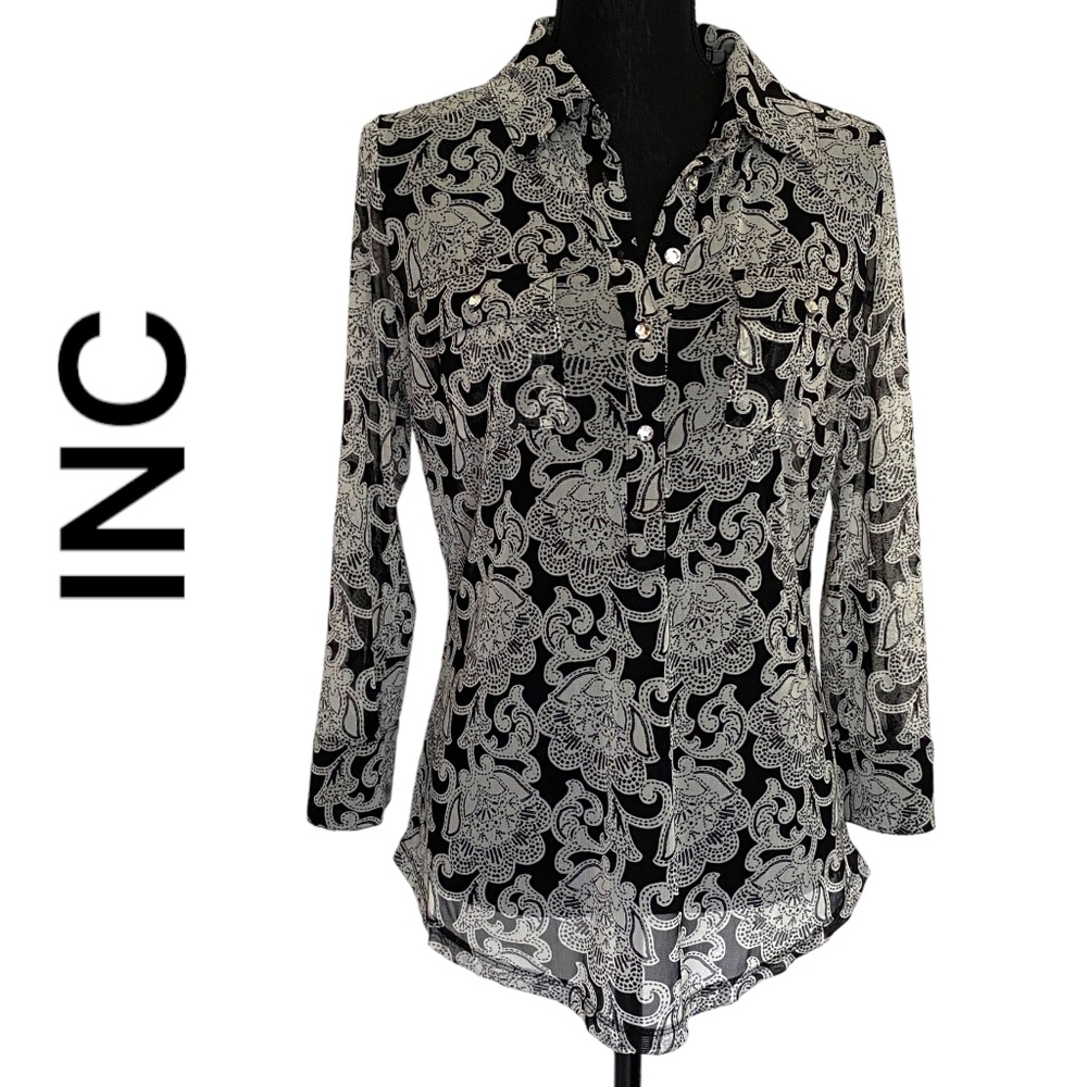 INC Blouse, Size Medium